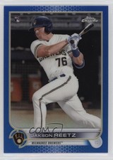 2022 Topps Chrome Blue Refractor 72/150 Jakson Reetz #157 05k6