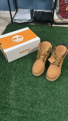 Timberland 10061024 Men's Premium 6'' Waterproof Boots - Wheat Nubuck, Size 12 M