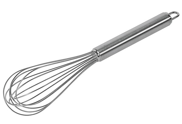 Schneebesen Edelstahl 25Cm Silber KüChenhelfer RüHrbesen AufschäUmer Neu-image