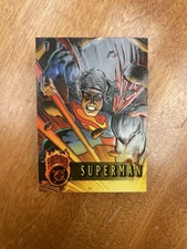 1996 Fleer/Skybox DC FIREPOWER OUTBURST NEAR COMPLETE 64/80 Card Base Set