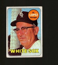 1969 Topps #527 Al Lopez White Sox VG-EX MLB Vintage HOF Baseball Card