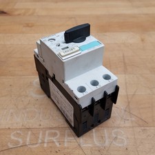 Siemens 3RV1421-1GA10 Circuit Breaker, 4.5-6.3 Amp, 3 Pole - USED