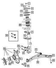 Genuine Mopar Strut Mount 5085461AB