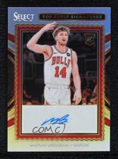 2024-25 Panini Select Top Shelf Signatures Matas Buzelis #TSS-BUZ Auto 16wc