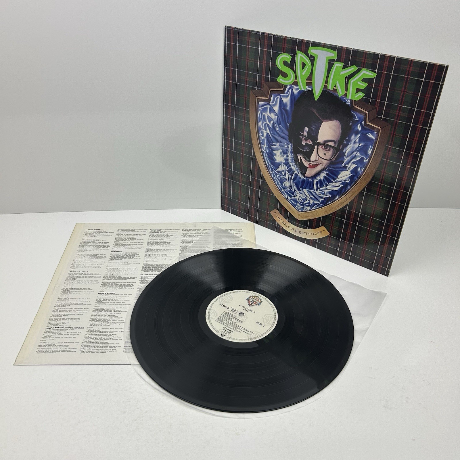 Elvis Costello Spike Vinyl LP Album 1989 EU Press Record EX/EX WX238