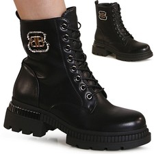 Bottes Biker Femme À Talons En Paillettes