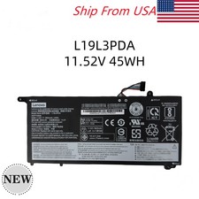 NEW OEM Genuine 45WH L19C3PDA L19L3PDA Battery For Lenovo ThinkBook 14/15 G2 G3