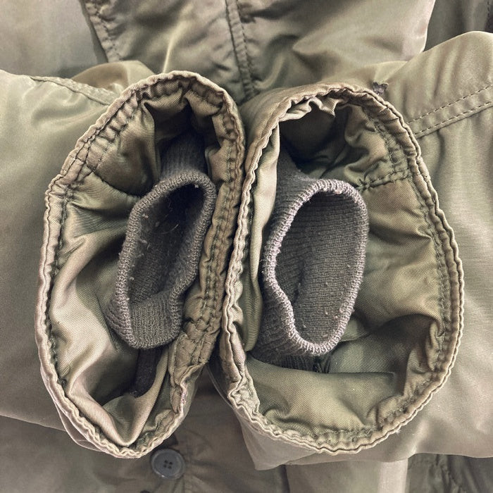 80sUSA製Alpha industries N-3Bflightjacket ALPHA INDUSTRIES USA 80's Initial Tag IDEAL N-3B FLIGHT