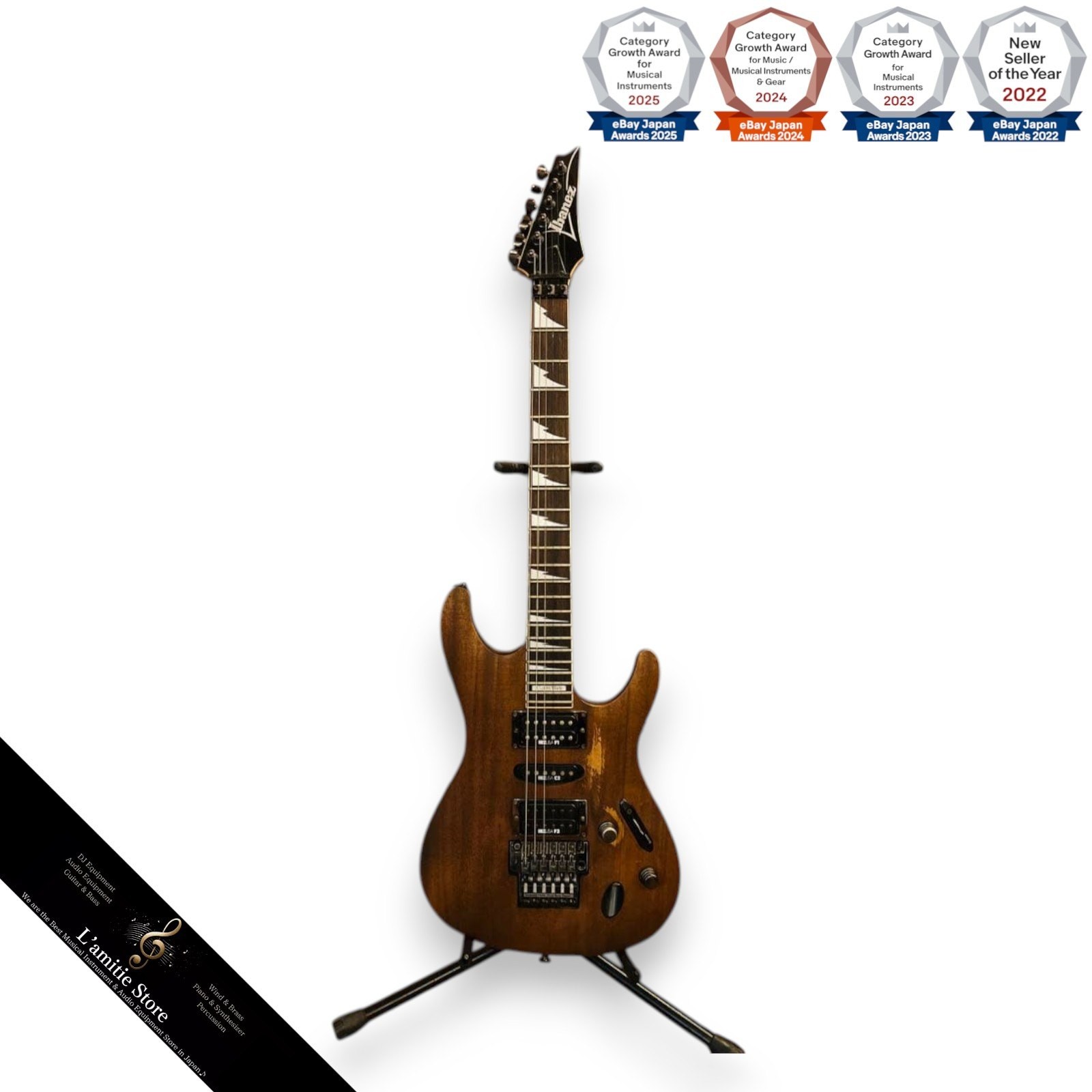 Ibanez S540 Electric Guitar HSH Pickups Floyd Rose Licensed Tremolo Japan