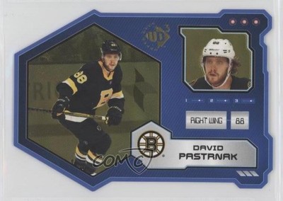 2021-22 Upper Deck Extended Series UD3 Gold 38/100 David Pastrnak #UD3-2 00d2