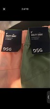 NWT 2 Pair DSG Men’s XXL Lightweight Agility,training Shorts. Peach/Green
