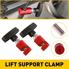 2X Red Engine Hood Lift Rod Support Clamp Shock Prop Strut Stopper Retainer Tool