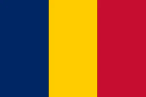 Chad Flag Self Adhesive Vinyl Sticker