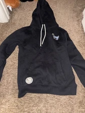 GOAT USA OG Black Hoodie Graphic Print Pullover Men's Size XS Streetwear Style