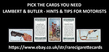 LAMBERT & BUTLER - TIPPS & TIPPS FÜR AUTOFAHRER - WÄHLEN SIE DIE KARTEN AUS, DIE SIE BRAUCHEN