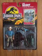 Kenner Alan Grant  Jurassic Park W Aerial Net Trap New On Card Unopened 1993