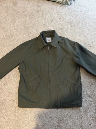 Uniqlo X JW Anderson Men's Medium Full Zip Olive Green Blouson - product listing photo