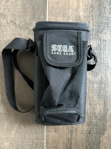 Vintage SEGA Game Gear Soft Black Carrying Case with Strap