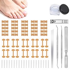 Ingrown Toenail Corrector Set with Correction Strips, Professional Toenail To...