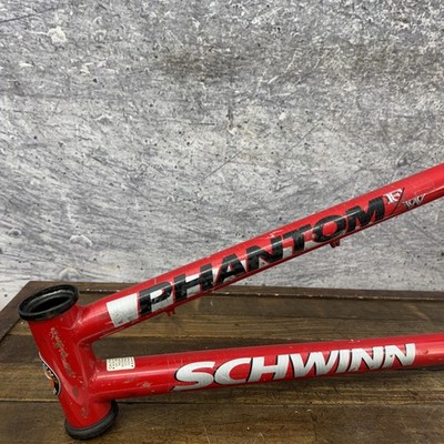 Vintage Schwinn Phantom FW BMX Bike Frame 20in Red Steel Old