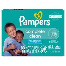 Pampers Baby Clean Fresh Scented Baby Wipes