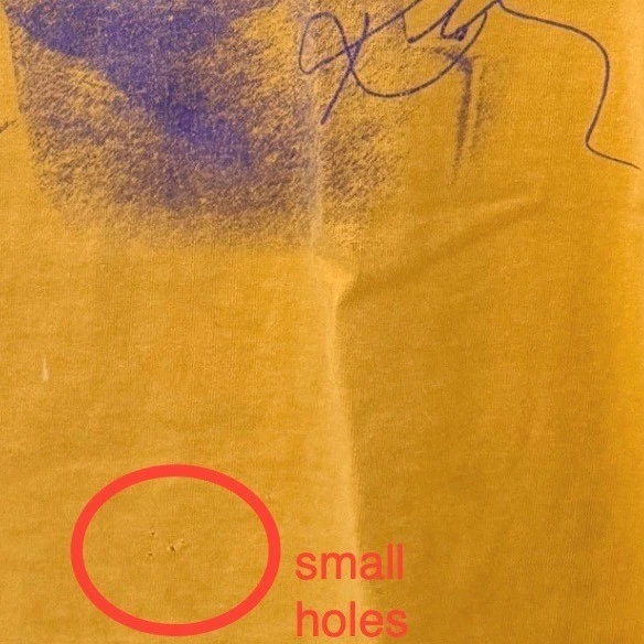 2006 VTG Kobe Bryant Lakers 81 Point Game T Shirt Sz M Exclusive NBA tee yellow - Image 3 of 4