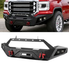 For 2016-2018 Gmc Sierra 1500 Pickup Truck Off-road Front Bumper W Led Lights For 2016-2018 Gmc Sierra 1500 Pickup Truck Off-road Front Bumper W Led Lights