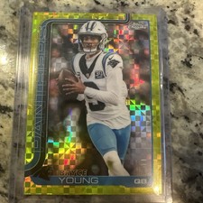 2025 Topps Chrome - Bryce Young - Lime Green X-Fractor