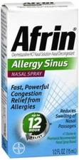 Afrin Allergy Sinus  Nasal Spray 1/2 oz (Pack of 6) EXP: 03/2027