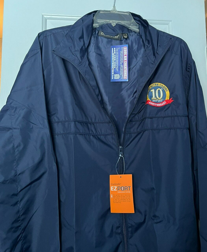 Twin River Casino 10th Anniversary Jacket - Dunbrooke, Navy Blue, Size Lg, New - Picture 4 of 8