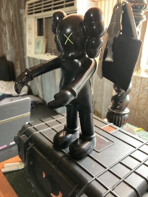 KAWS Companion Original Fake 5 Years Later 8” Vinyl Figure Black