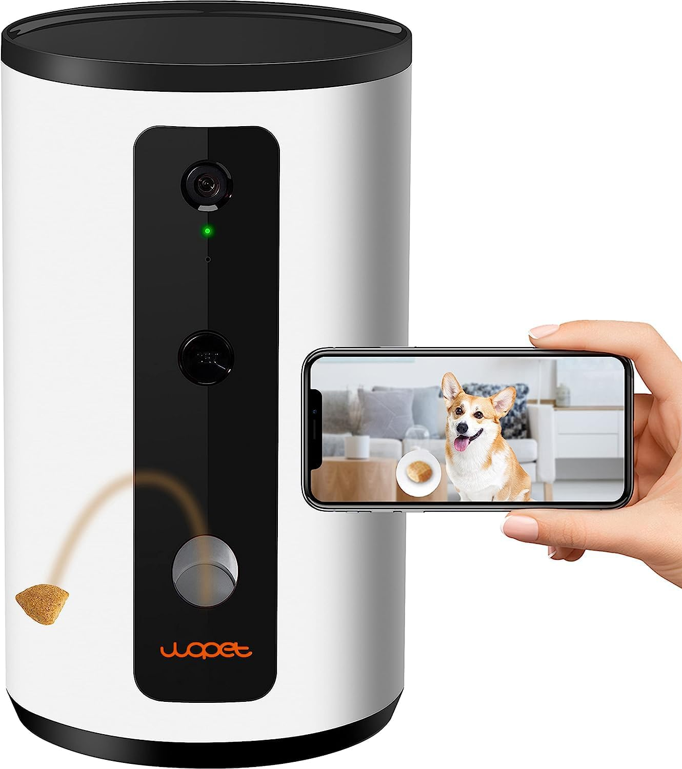 5G WiFi Dog Camera D01 Plus: 1080P HD Pet Cam with Night Vision & Treat Tossing-image