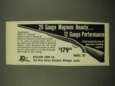 1968 Richland Arms Model 707 Shotgun Advertisement