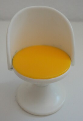Vintage Fisher-Price Dollhouse Kitchen Modern Tulip Chair Replacement Part 1970s