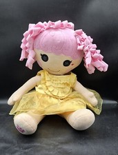Build A Bear LALALOOPSY JEWEL SPARKLES Doll Yellow Dress Stuffed Plush 21" BAB