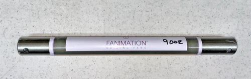 FANIMATION 12 in. Brushed Nickel Stainless Steel Extension Downrod DR1SS-12BNW - Picture 1 of 2