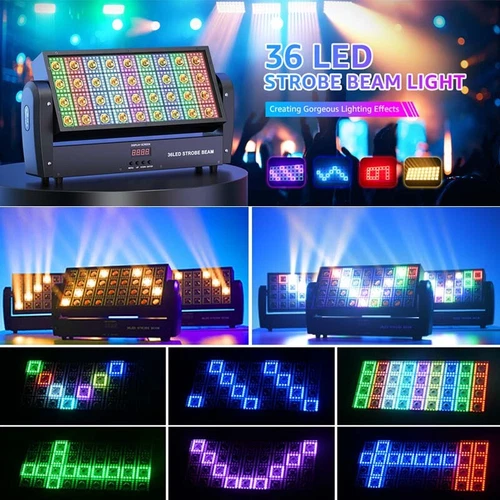 4 sztuki 250W Wallwasher Światło sceniczne RGBW 36LED DMX Strobe Moving Head DJ Reflektor - Zdjęcie 8 z 21