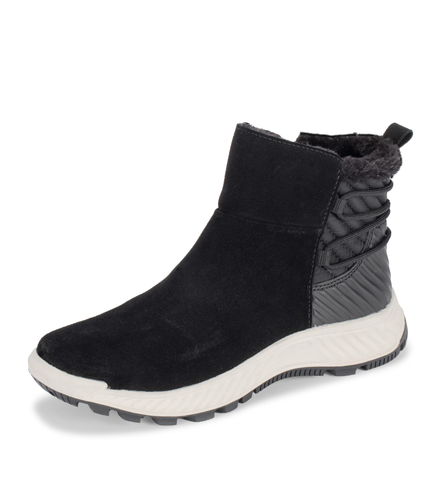 Женские ботинки MANDIE с бахромой из черной замши