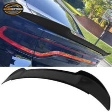 Fits 15-23 Dodge Charger V3 Style Rear Trunk Lip Spoiler Wing Gloss Black ABS
