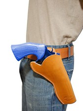 NEW Barsony Tan Leather Cross Draw Gun Holster for Ruger 6" Revolvers