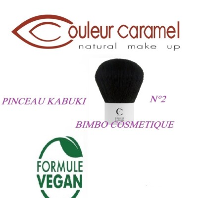 Pinceau Kabuki N°2 En Poils De Poney Végétalien - Marque Couleur Caramel, Bio, Fabriqué En France