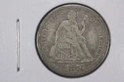 1876-CC Seated Liberty Dime, Fine