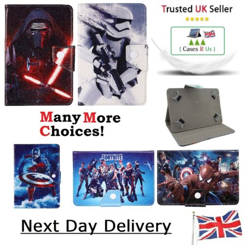 Case For Amazon Fire Tablet / all Models ~ Boys Hero Avengers Star wars Fortnite - Picture 1 of 70