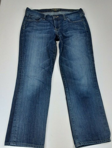 Jeans donna marca Lucky Janet Sweet 'N dritto lavaggio medio ritagliato taglia 8/29