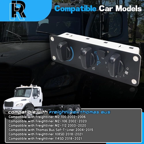 599-008 HVAC Heater A/C Climate Control Module For Freightliner M2 100 106 112 - Bild 5 von 12
