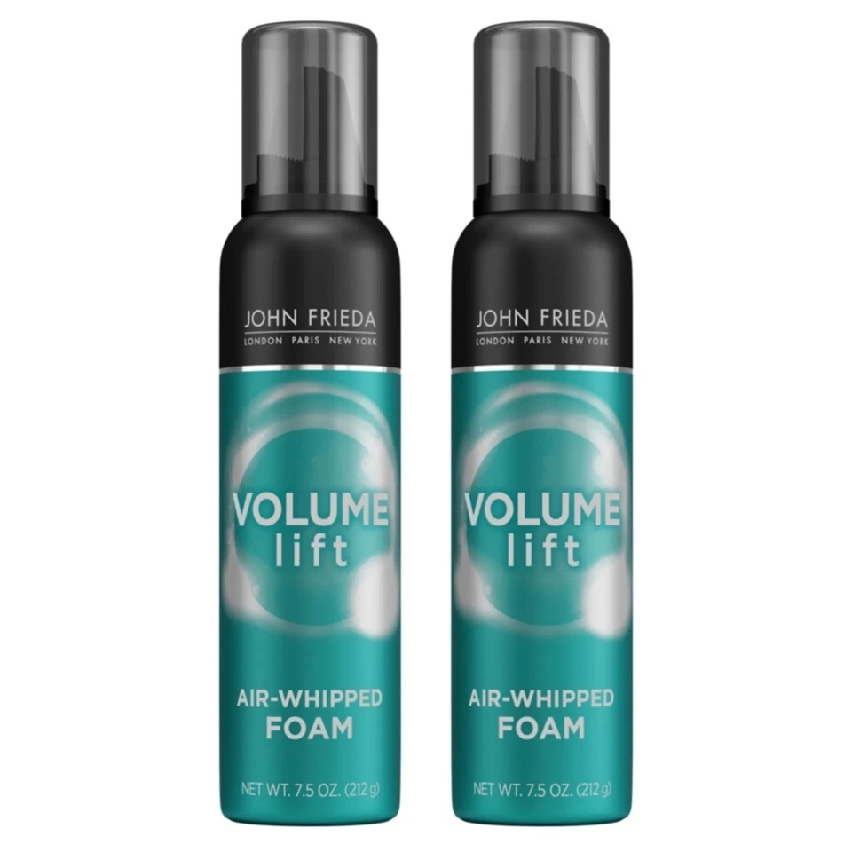 Espuma chicoteada a ar John Frieda Volume Lift para plenitude leve (pacote com 2) - Imagem 2 de 4