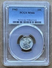 1942 10C PCGS MS66 1942 MERCURY DIME SILVER 10c