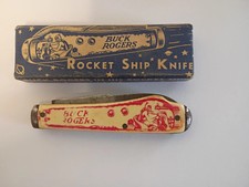OFFICIAL BUCK ROGERS ROCKET SHIP POCKET KNIFE IN ORIGINAL BOX 1935