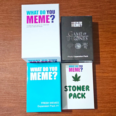 4 Box Set What Do You Meme? Fresh Memes #1 + Stoner + Game of Thrones Photo Pack