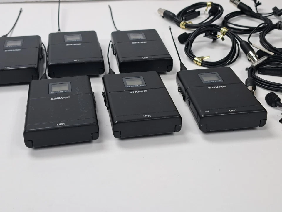 Shure UR1 H4 Wireless Transmitter w/ MX150 Microphone Belt Pack 518-578MHZ UR1H4 - Image 2 of 4